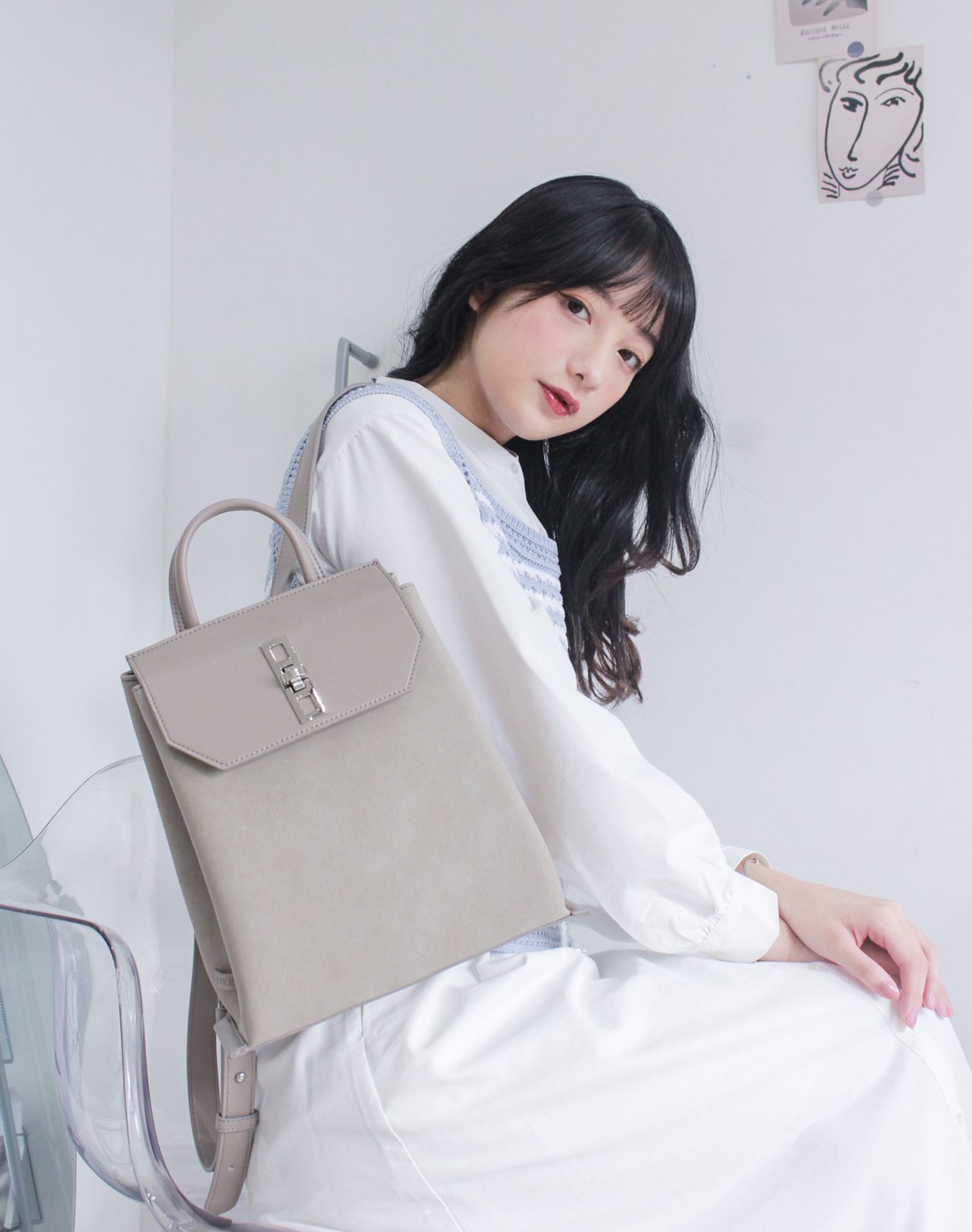 Shannon 中型背囊 灰泥 